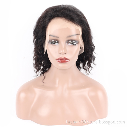 human hair wig lace front short hair loose deep wags for black women lace wig vendor wholesale wigs 100% human hair